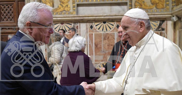Francis Davis meets The Pope